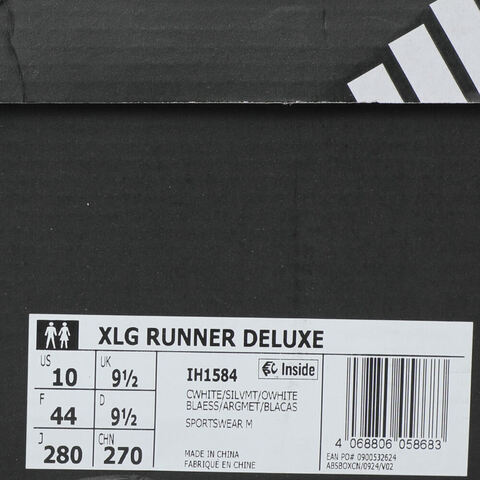 adidas阿迪达斯2025中性XLG RUNNER DELUXEFOSIH1584