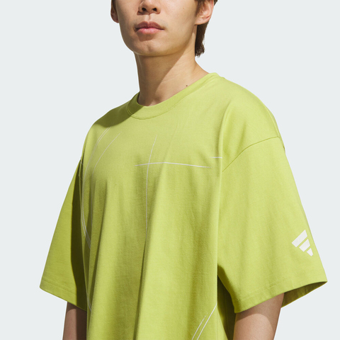 adidas阿迪达斯2025男子FUSTL M TEE SS2针织无领短TKC5838