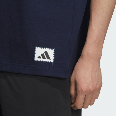 adidas阿迪达斯2025男子GFX SPORTS TEE3针织无领短TKC2869