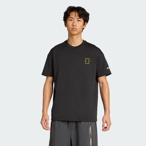 adidas阿迪达斯2025男子U NATGEO GF TEE针织无领短TKC2352