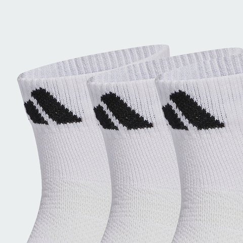 adidas阿迪达斯2025中性PRF T CC QRT 3P中袜优惠装KA0002