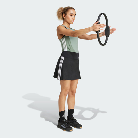 adidas阿迪达斯2025女子WE 3S SKORT针织短裙JP1157