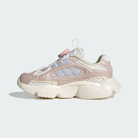 adidas阿迪达斯2025女小童OZMILLEN BOA C三叶草童装JS2481