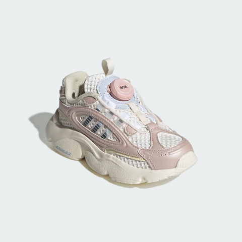 adidas阿迪达斯2025女小童OZMILLEN BOA C三叶草童装JS2481