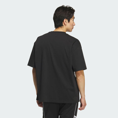 adidas阿迪达斯2025男子BB PAINTING T针织无领短TKF5163