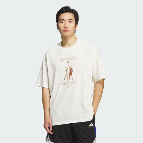 adidas阿迪达斯2025男子BB PAINTING T针织无领短TKF5162