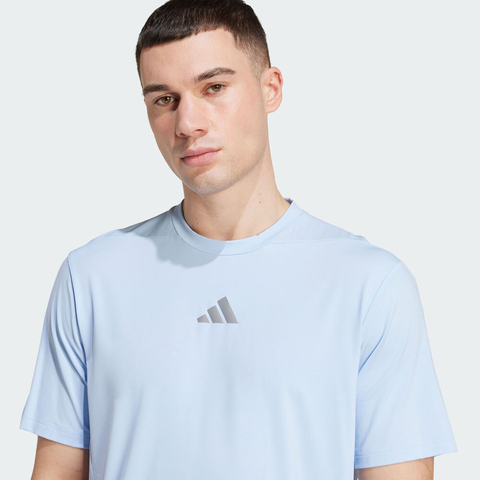 adidas阿迪达斯2025男子D4T INT. TEE针织无领短TJW2558