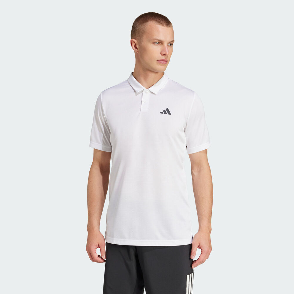 adidas阿迪达斯2025男子CLIMA POLO针织有领短TJD8643