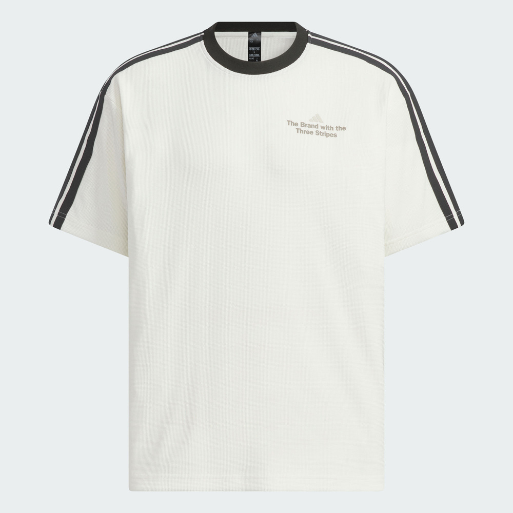 adidas阿迪达斯2025男子GFX TEE1针织无领短TKF2472
