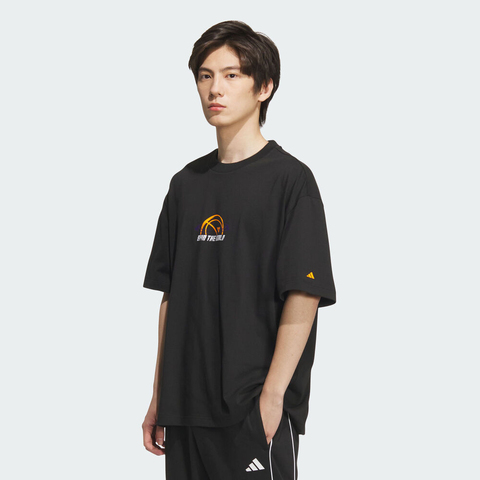 adidas阿迪达斯2025男子BB GRAPHIC TEE针织无领短TKF0726