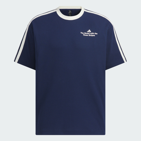 adidas阿迪达斯2025男子GFX TEE1针织无领短TKF2473