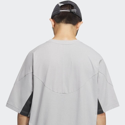 adidas阿迪达斯2025男子FUSTL P TEE SS针织无领短TKB4620