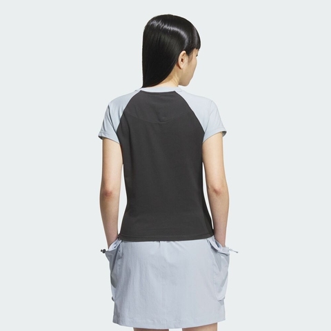 adidas阿迪达斯2025女子FUSTL W TEE SS2针织无领短TKC3767