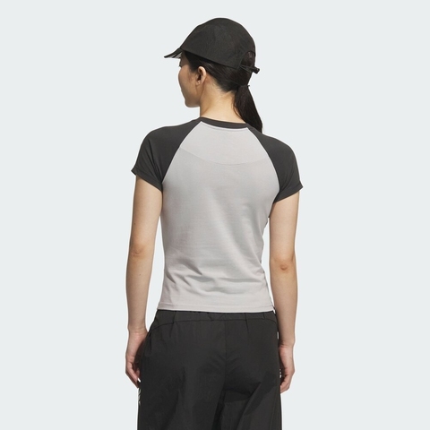 adidas阿迪达斯2025女子FUSTL W TEE SS2针织无领短TKC3769