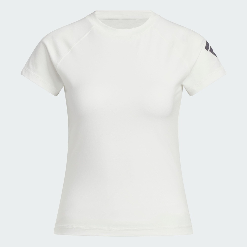 adidas阿迪达斯2025女子FUSTL W TEE SS2针织无领短TKC3771