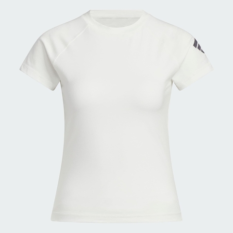 adidas阿迪达斯2025女子FUSTL W TEE SS2针织无领短TKC3771