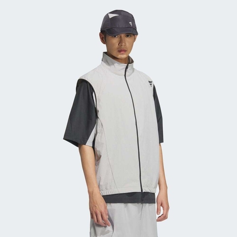 adidas阿迪达斯2025男子FUSTL P VEST梭织马夹KB4624