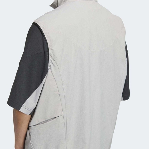 adidas阿迪达斯2025男子FUSTL P VEST梭织马夹KB4624