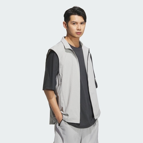 adidas阿迪达斯2025男子FUSTL P VEST梭织马夹KB4624