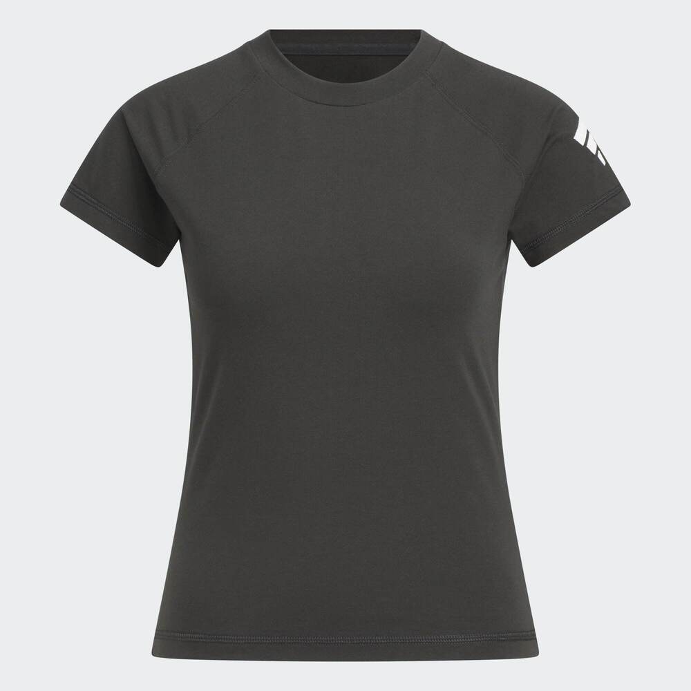 adidas阿迪达斯2025女子FUSTL W TEE SS2针织无领短TKC3770