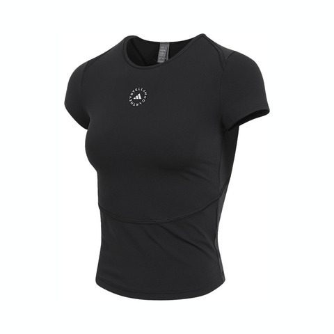 adidas阿迪达斯2025女子aSMC TPR TEE针织无领短TJW4563