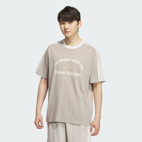 adidas阿迪达斯2025男子GFX TEE2针织无领短TKF2480