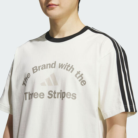 adidas阿迪达斯2025男子GFX TEE2针织无领短TKF2478