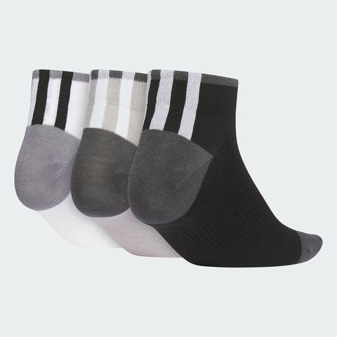 adidas阿迪达斯2025男大童ANK SOCK 3PP中袜优惠装KC2742