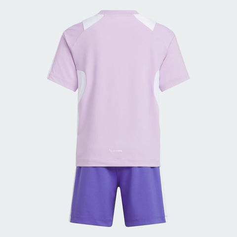 adidas阿迪达斯2025女小童LK BTS TEE SET短袖套服KF2661