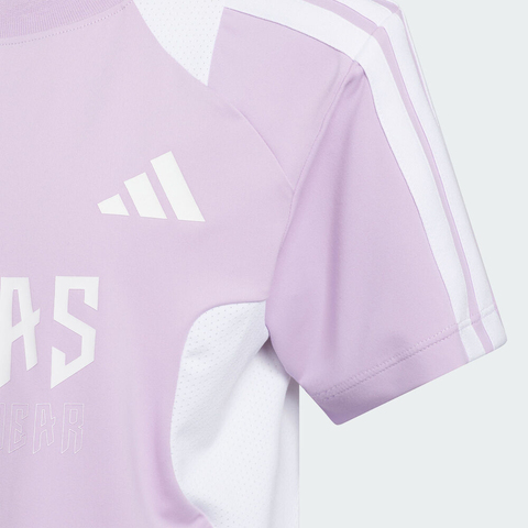 adidas阿迪达斯2025女小童LK BTS TEE SET短袖套服KF2661