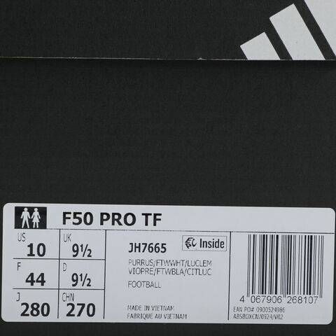 adidas阿迪达斯2025中性F50 PRO TF足球常规JH7665