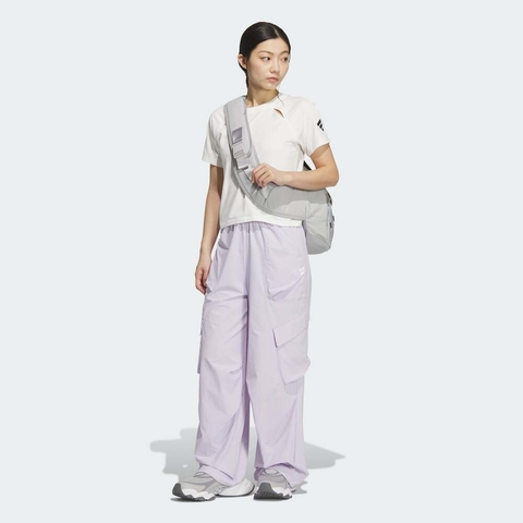 adidas阿迪达斯2025女子FOS WVN W CAR P梭织长裤KF0708