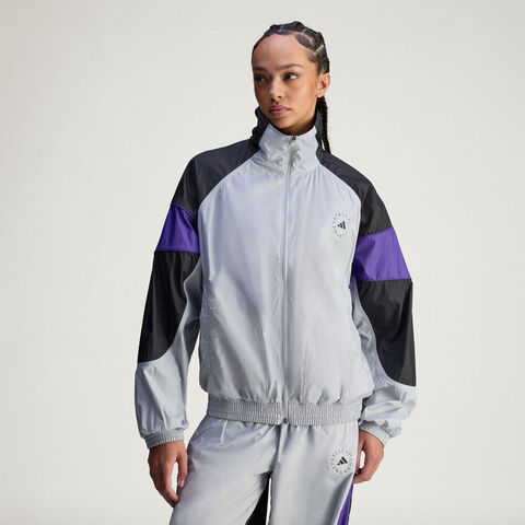 adidas阿迪达斯2025女子aSMC TRACKTOP梭织无帽外套JZ7828
