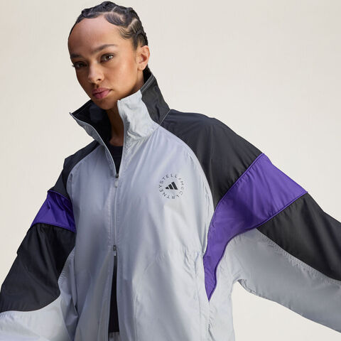 adidas阿迪达斯2025女子aSMC TRACKTOP梭织无帽外套JZ7828