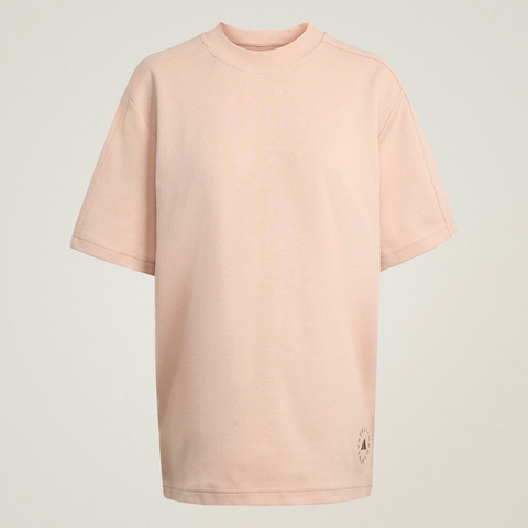 adidas阿迪达斯2025女子aSMC LOGO TEE针织无领短TJW4525