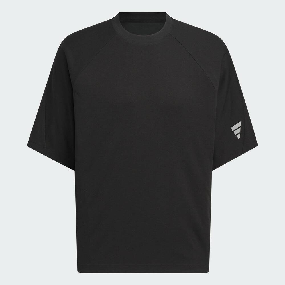 adidas阿迪达斯2025男子FUSTL M TEE SS4针织无领短TKH1473