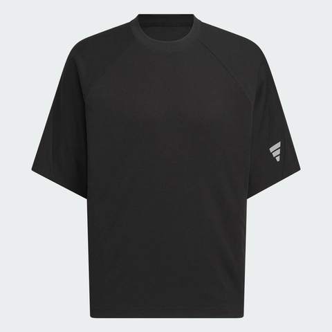 adidas阿迪达斯2025男子FUSTL M TEE SS4针织无领短TKH1473