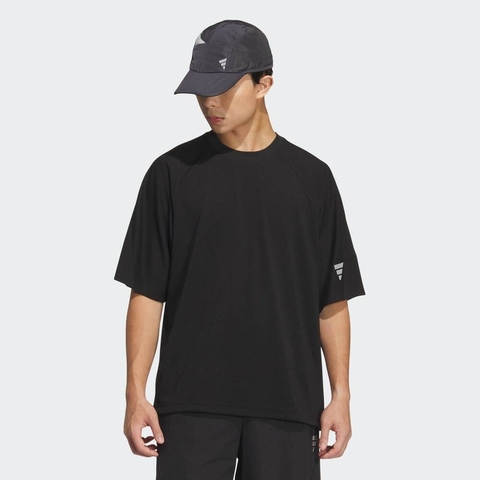 adidas阿迪达斯2025男子FUSTL M TEE SS4针织无领短TKH1473