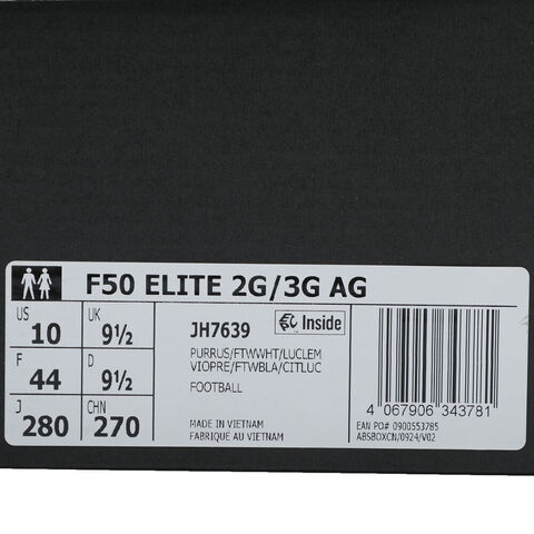 adidas阿迪达斯2025中性F50 ELITE 2G/3G AG足球常规JH7639