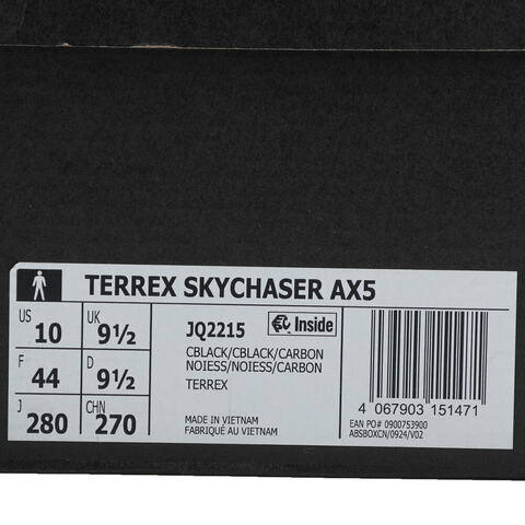 adidas阿迪达斯2025男子TERREX SKYCHASER AX5户外越野JQ2215