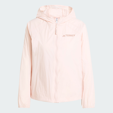 adidas阿迪达斯2025女子XPL W LTWT WB梭织连帽外套JV6135