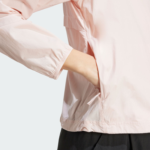 adidas阿迪达斯2025女子XPL W LTWT WB梭织连帽外套JV6135