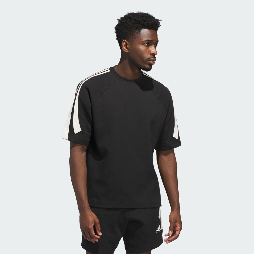 adidas阿迪达斯2025中性ADI BB SS SWEAT针织无帽卫衣JX5592