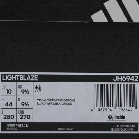 adidas阿迪达斯2025中性LIGHTBLAZESPW FTW-跑步JH6942