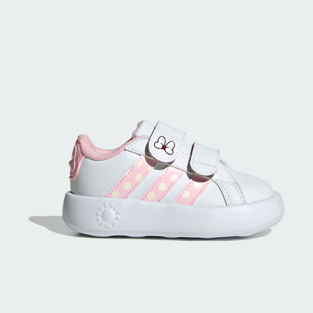 adidas阿迪达斯2025女婴童GRAND COURT MINNIE CF I女训童装JR8130