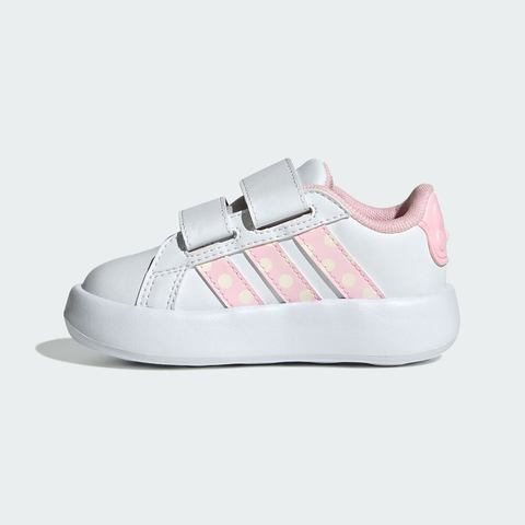adidas阿迪达斯2025女婴童GRAND COURT MINNIE CF I女训童装JR8130