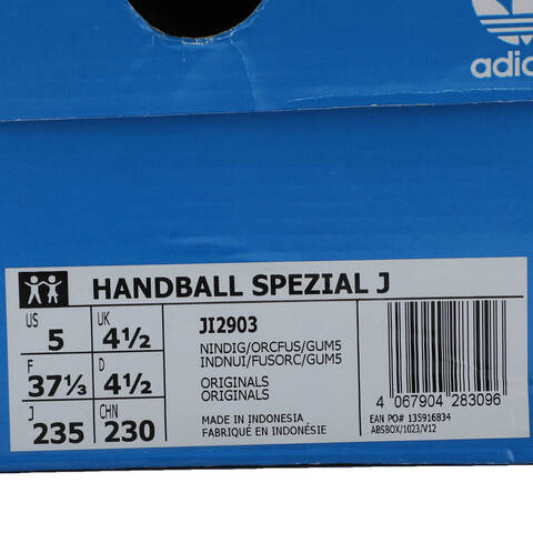 Adidas Kids阿迪儿童2025男大童HANDBALL SPEZIAL J三叶草童装JI2903