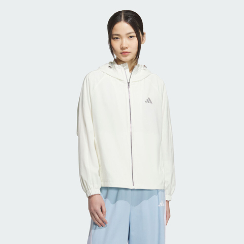 adidas阿迪达斯2025女子ALL DAY WV JKT梭织连帽外套KC0026