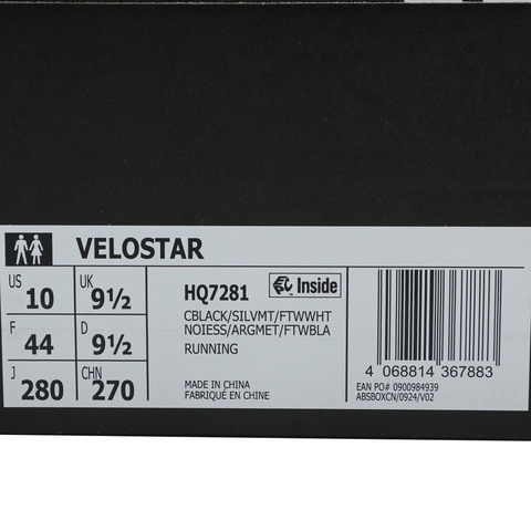 adidas阿迪达斯2025中性VELOSTAR跑步常规HQ7281