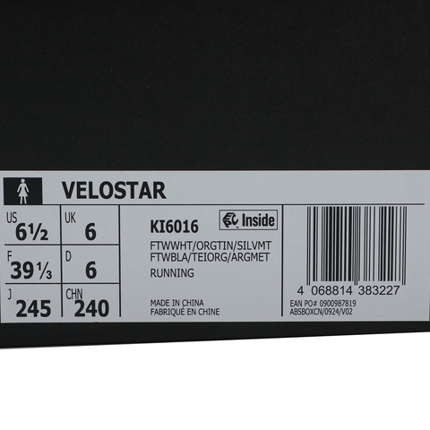 adidas阿迪达斯2025女子VELOSTAR跑步常规KI6016